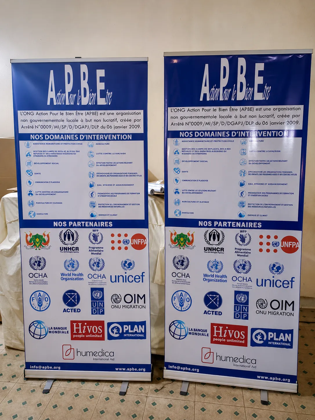 Roll-up ONG APBE